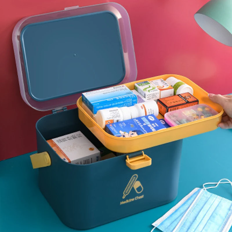 Household multi-functional creative large-capacity medical emergency medicine storage box household storage box plastic storage
Household multi-functional creative large-capacity medical emergency medicine storage box household storage box plastic storage