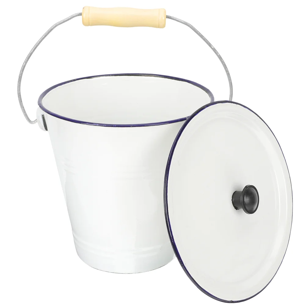 Household Enamel Bucket Flower Water Container Buckets Drinks Retro Farmhouse Milk
Household Enamel Bucket Flower Water Container Buckets Drinks Retro Farmhouse Milk