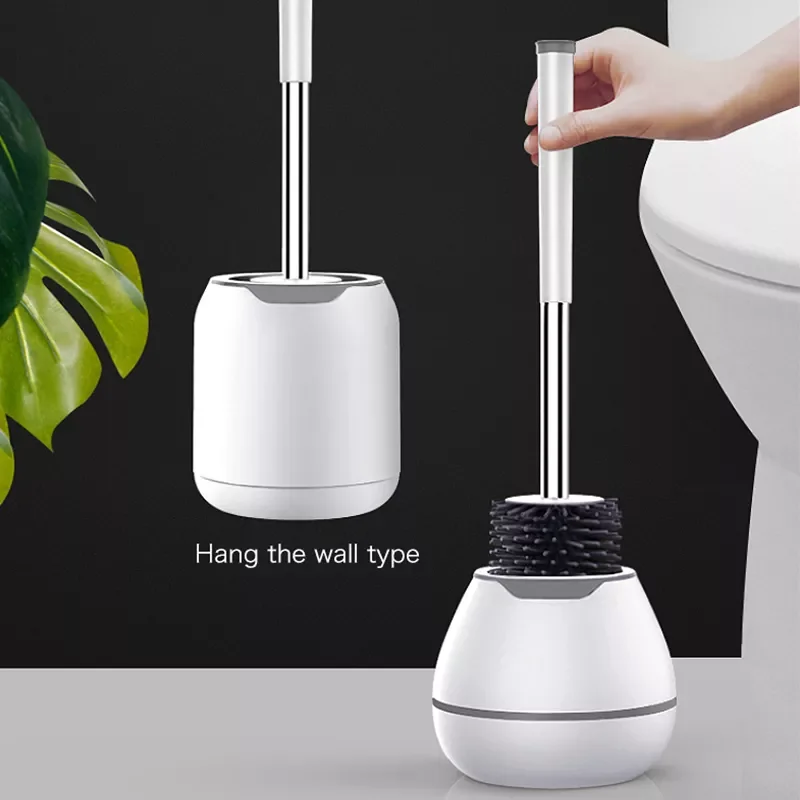 NEW2023 Wall Hanging TPR Toilet Brush with a Tweezer and Holder Set Silicone Bristles for Floor Bathroom Cleaning
NEW2023 Wall Hanging TPR Toilet Brush with a Tweezer and Holder Set Silicone Bristles for Floor Bathroom Cleaning