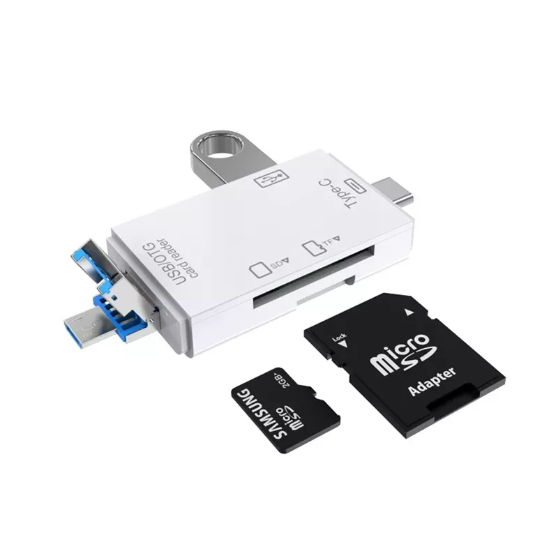 6 In 1 USB 2.0 Type C Micro Usb Adapter SD Card Reader For Android Phone Tablet PC Memery Cards Reading Device Microsd Readerr
6 In 1 USB 2.0 Type C Micro Usb Adapter SD Card Reader For Android Phone Tablet PC Memery Cards Reading Device Microsd Readerr
