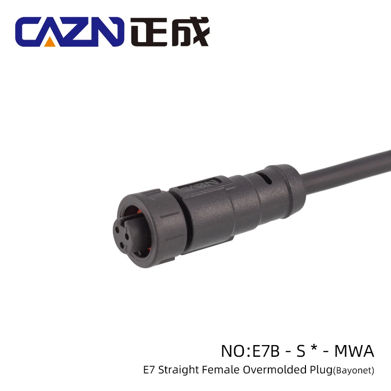 Водонепроницаемый E7 с перемычкой, байонетный штекер 2, 3, 4, 5, 6 контактов, прямой угловой штекер с кабелем, ПВХ, 1 метр, без щитка
Водонепроницаемый E7 с перемычкой, байонетный штекер 2, 3, 4, 5, 6 контактов, прямой угловой штекер с кабелем, ПВХ, 1 метр, без щитка