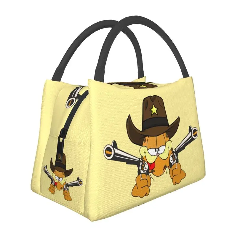 Garfields Cowboy Thermal Insulated Lunch Bags Women Funny Cat Portable Lunch Tote for Work Travel Storage Meal Food Box
Garfields Cowboy Thermal Insulated Lunch Bags Women Funny Cat Portable Lunch Tote for Work Travel Storage Meal Food Box