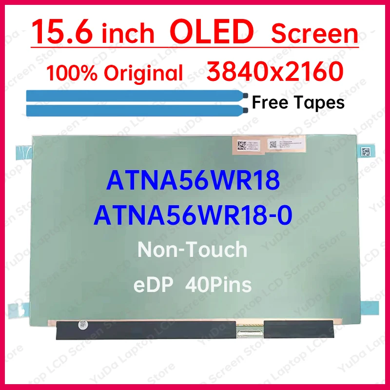 15 6-дюймовый ЖК-экран OLED для ноутбука ATNA56WR18 ATNA56WR18-0 Замена матричной панели