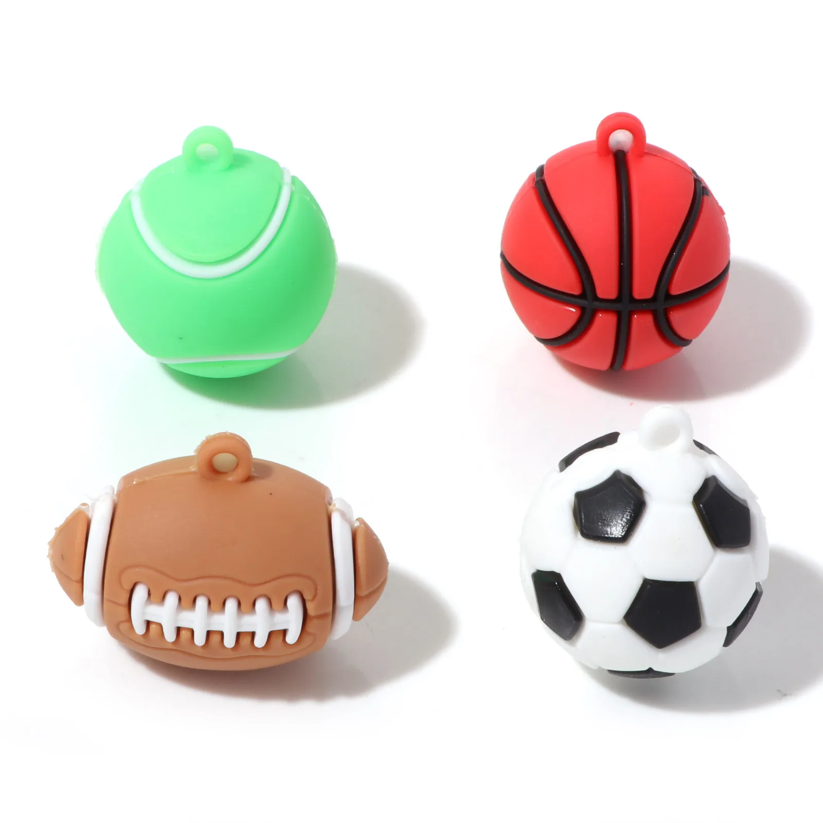 Creative PVC 3D Sport Ball Pendants Basketball Football Multicolor Charms DIY Making Necklace Bracelets Women Men Jewelry,5PCs
Creative PVC 3D Sport Ball Pendants Basketball Football Multicolor Charms DIY Making Necklace Bracelets Women Men Jewelry,5PCs