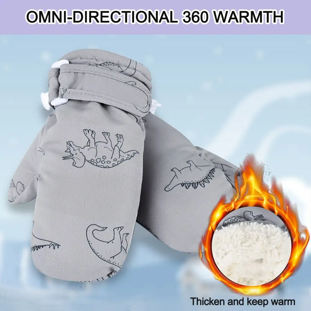 Winter Cute Non-slip Cartoon Windproof Sports Mittens Waterproof Kids Ski Gloves Thick Warm
Winter Cute Non-slip Cartoon Windproof Sports Mittens Waterproof Kids Ski Gloves Thick Warm