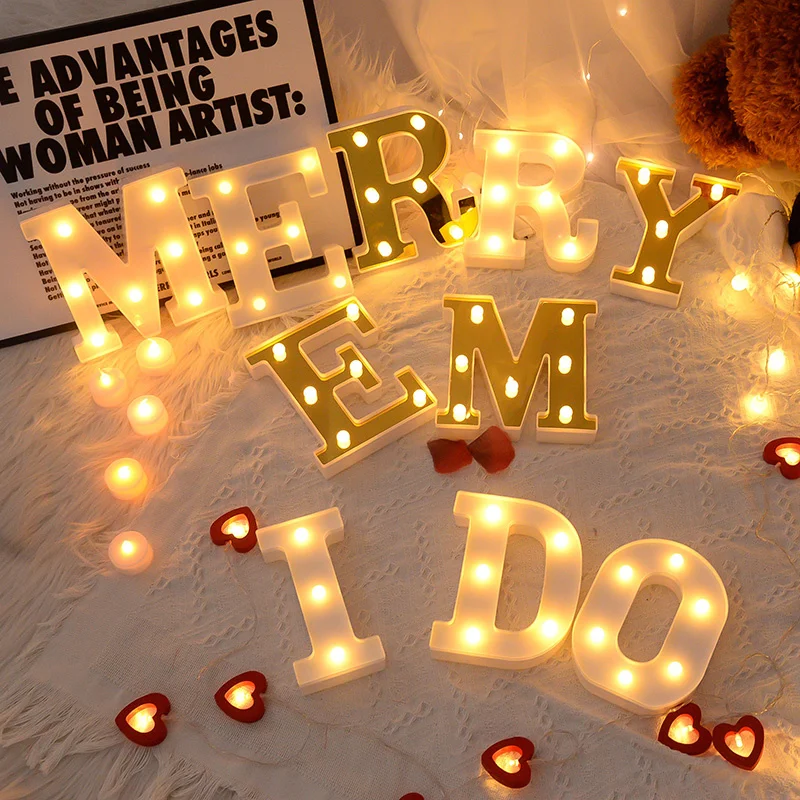 Alphabet 26 Letter 0-9 Digital Number LED Luminous Light Battery Powered Wedding Valentines Day Baby Shower Birthday Party Decor 
Alphabet 26 Letter 0-9 Digital Number LED Luminous Light Battery Powered Wedding Valentines Day Baby Shower Birthday Party Decor