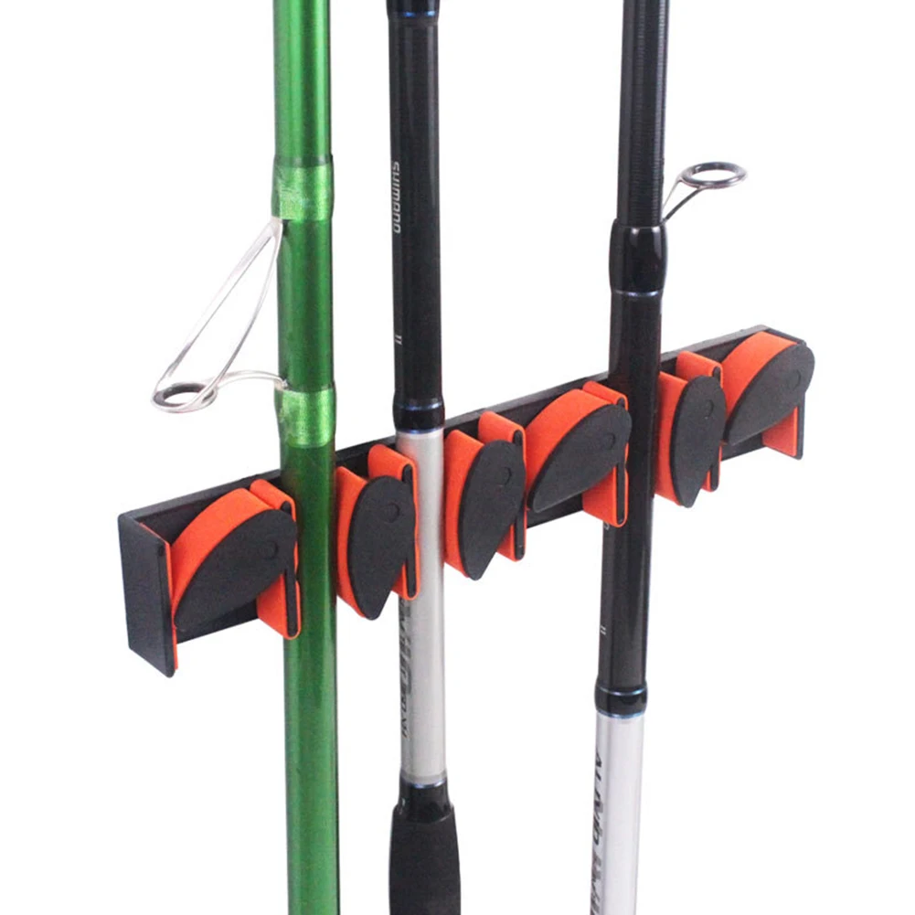 Wall-mounted 6-Rod Storage Rod Rack Plastic Boat Fishing Rod Holders Fishing Equipments Accessories Tool Pesca Iscas Fish Tackle
Wall-mounted 6-Rod Storage Rod Rack Plastic Boat Fishing Rod Holders Fishing Equipments Accessories Tool Pesca Iscas Fish Tackle