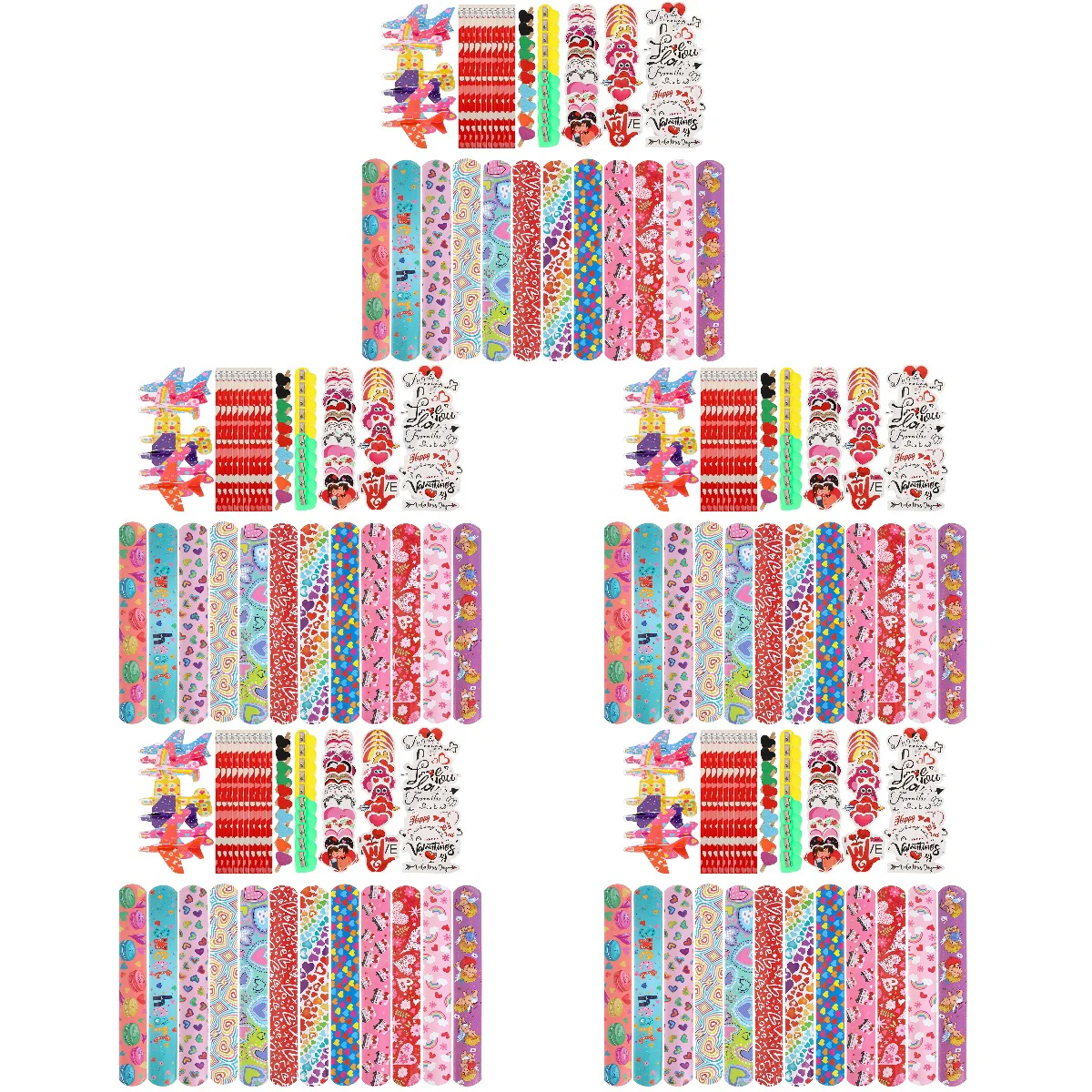 5 Sets of Classroom Kids Party Favors Stationaries Valentine's Day Exchange Gifts for Kids
5 Sets of Classroom Kids Party Favors Stationaries Valentine's Day Exchange Gifts for Kids