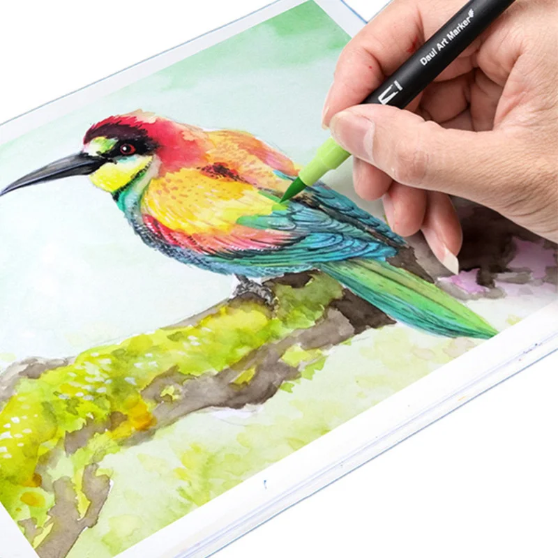 Double head watercolor pen washable multiple colour painting art markers set color line drawing aquarelle architecture manga 
Double head watercolor pen washable multiple colour painting art markers set color line drawing aquarelle architecture manga