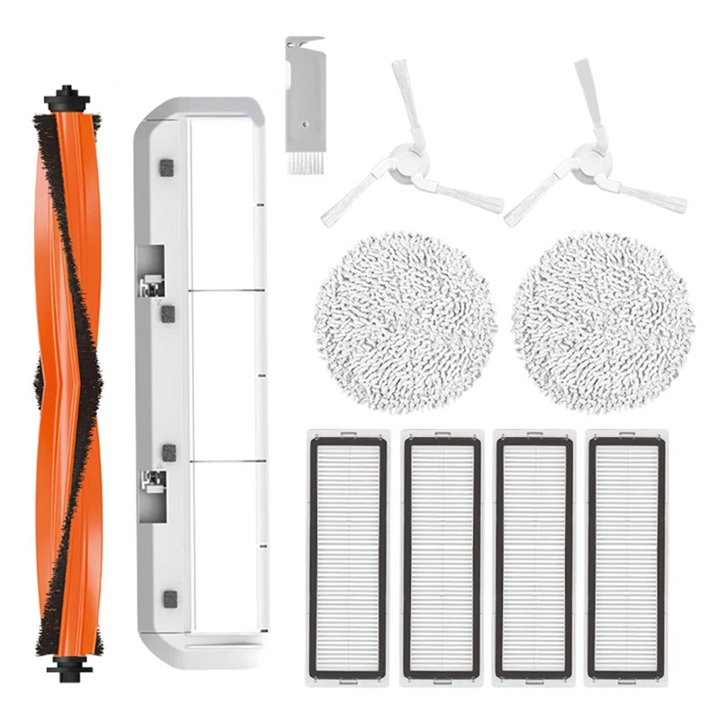 11Pcs Main Side Brush HEPA Filter Mop Cloth Parts For Xiaomi STYTJ06ZHM / Mijia Pro Vacuum Cleaner Accessories
11Pcs Main Side Brush HEPA Filter Mop Cloth Parts For Xiaomi STYTJ06ZHM / Mijia Pro Vacuum Cleaner Accessories