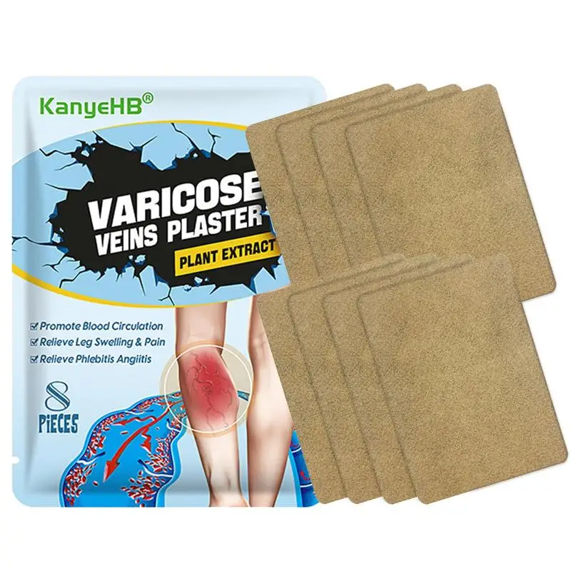 8pcs Veins Expansion Relief Patch Thigh Leg Earthworm Removal Phlebitis Plaster Feet Anti Swelling For Foot Health Care
8pcs Veins Expansion Relief Patch Thigh Leg Earthworm Removal Phlebitis Plaster Feet Anti Swelling For Foot Health Care