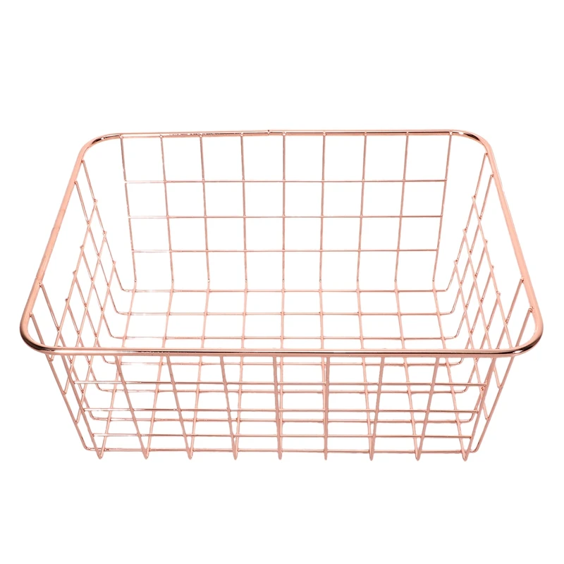 Nordic Style Metal Wire Storage Basket Cosmetic Organizer Holder Home Office Desk Toiletry Collection Bathroom Shelf
Nordic Style Metal Wire Storage Basket Cosmetic Organizer Holder Home Office Desk Toiletry Collection Bathroom Shelf
