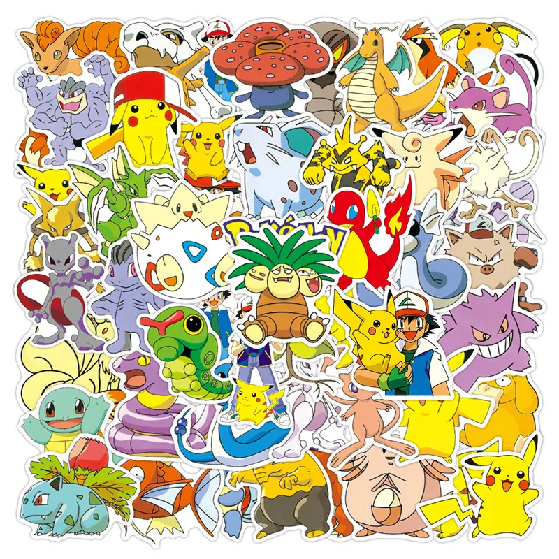 40/50 PCS Pokemon Stickers Pikachu Kawaii Anime FigurePink Luggage Laptop Decorative ChildrenToys Birthday Gift Waterproof
40/50 PCS Pokemon Stickers Pikachu Kawaii Anime FigurePink Luggage Laptop Decorative ChildrenToys Birthday Gift Waterproof