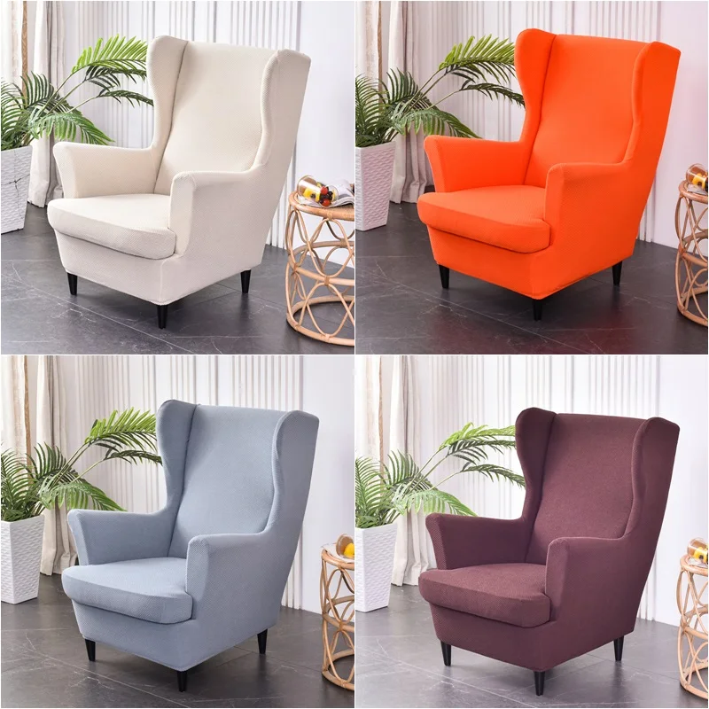 Jacquard Wing Chair Cover Stretch Spandex Sofa Covers Non Slip Living Room Wingback Armchair Covers With Seat Cushion Cover
Jacquard Wing Chair Cover Stretch Spandex Sofa Covers Non Slip Living Room Wingback Armchair Covers With Seat Cushion Cover