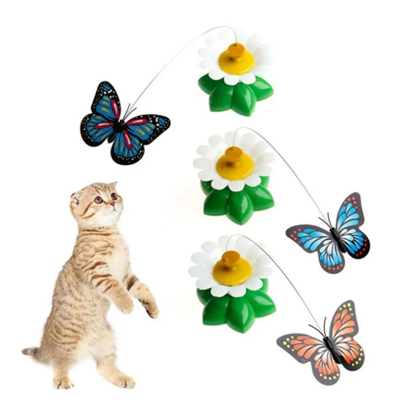 Cute Electric Rotating Colorful Butterfly Bird Funny Dog Cat Toys Scratch Toy for Cat Small Dog Kitten Intelligence Taining
Cute Electric Rotating Colorful Butterfly Bird Funny Dog Cat Toys Scratch Toy for Cat Small Dog Kitten Intelligence Taining