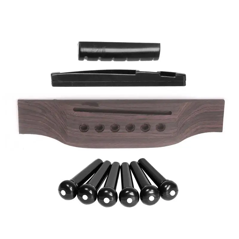 Acoustic Guitar Rosewood Bridge Pins Saddle Nut Sets Accesories Upper Lower String Pillows Set For Guitar Accesories
Acoustic Guitar Rosewood Bridge Pins Saddle Nut Sets Accesories Upper Lower String Pillows Set For Guitar Accesories