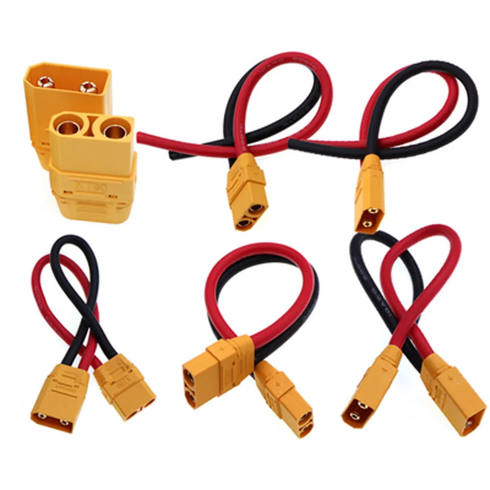 XT90 H Male Female Connector Plug Pigtails 10AWG Silicone Wire RC Battery Cable for RC model aircraft electric vehicle UAV 
XT90 H Male Female Connector Plug Pigtails 10AWG Silicone Wire RC Battery Cable for RC model aircraft electric vehicle UAV