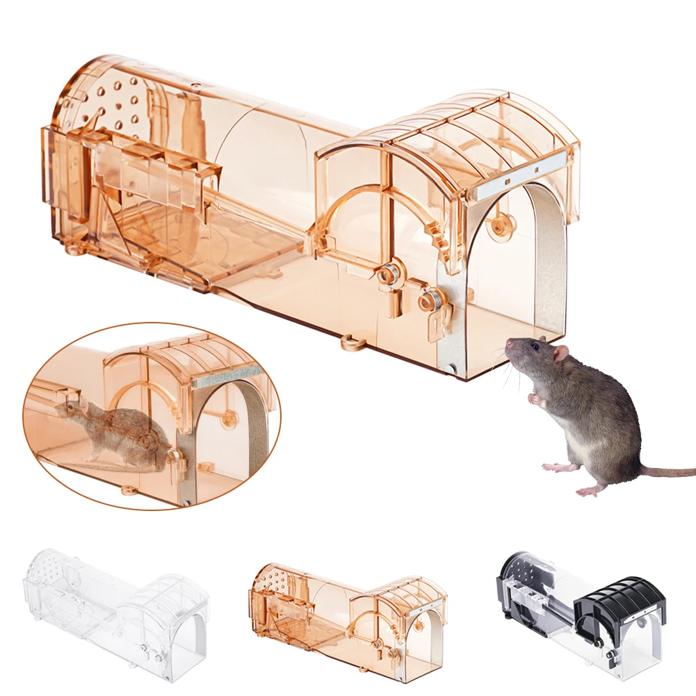 New Smart Self-locking Mousetrap Safe Firm Transparent Household Mouse Catcher Plastic Reusable Humane Indoor Outdoor Rat Trap
New Smart Self-locking Mousetrap Safe Firm Transparent Household Mouse Catcher Plastic Reusable Humane Indoor Outdoor Rat Trap