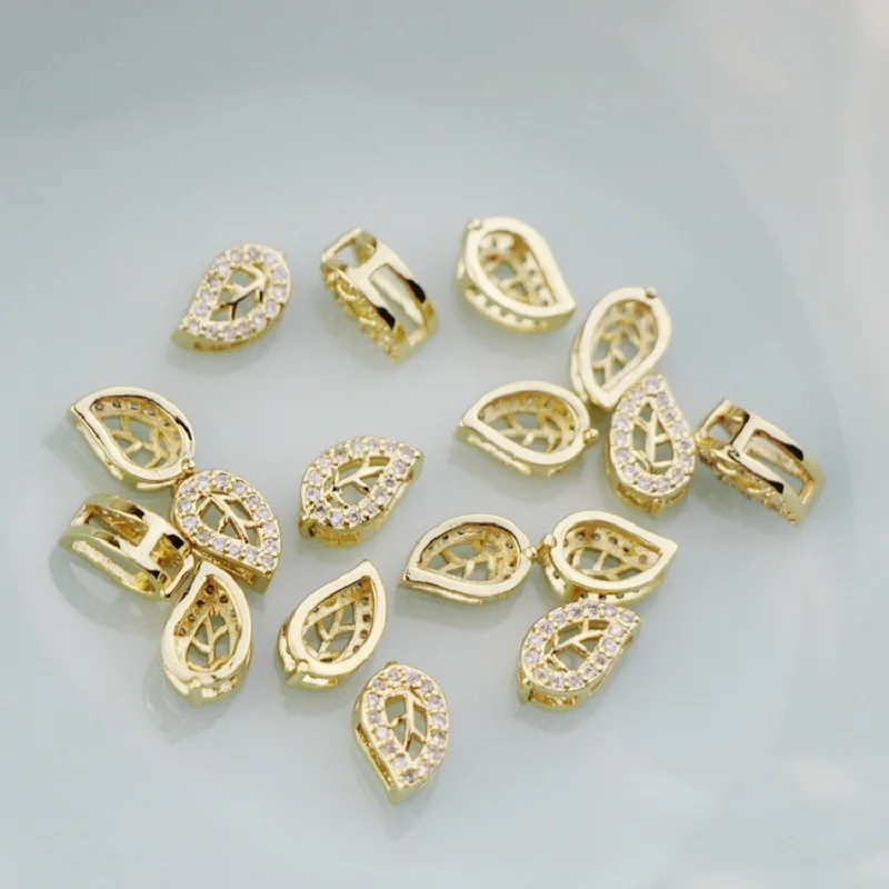 5pcs Fashion Colorful Round Square Leaf Zircon Buckle Head DIY Necklace Bracelet Pendant Buckle Accessories
5pcs Fashion Colorful Round Square Leaf Zircon Buckle Head DIY Necklace Bracelet Pendant Buckle Accessories