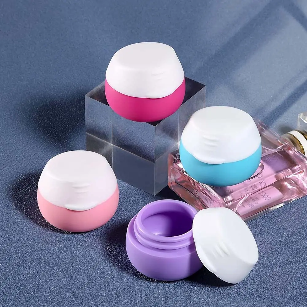25ml Silicone Empty Makeup Jar Pot Refillable Sample Bottle Travel Face Cream Lotion Lip Balm Box Portable Cosmetic Container
25ml Silicone Empty Makeup Jar Pot Refillable Sample Bottle Travel Face Cream Lotion Lip Balm Box Portable Cosmetic Container