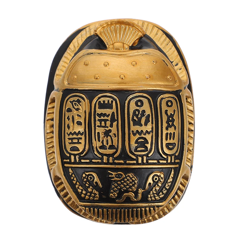 

Античный Египетский амулет, статуэтка животного, уникальный орнамент, мини-скара, жук, сувенирная статуэтка, настольное украшение для подарка