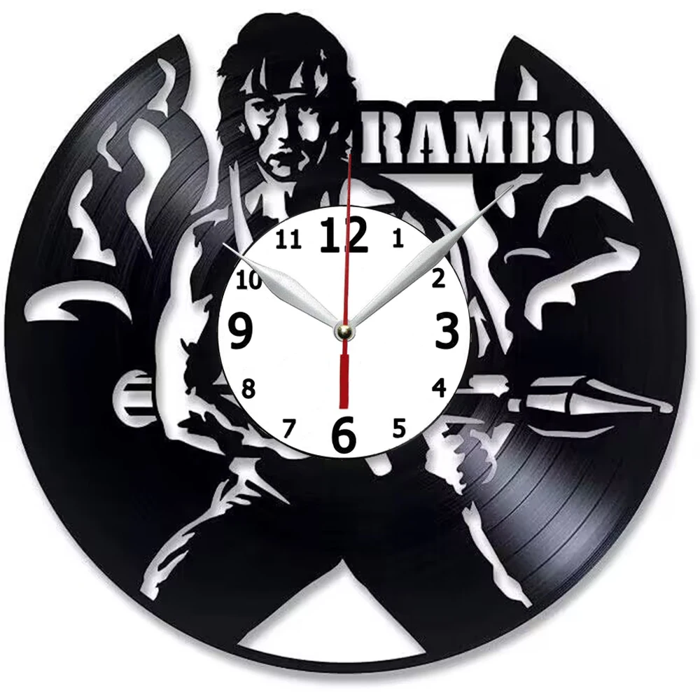 Настенные часы Rambo с виниловой пластиной Декор для спальни, гостиной, детской комнаты. Подарок для мальчиков и девочек. Рождество, день рожде...
Настенные часы Rambo с виниловой пластиной Декор для спальни, гостиной, детской комнаты. Подарок для мальчиков и девочек. Рождество, день рожде...