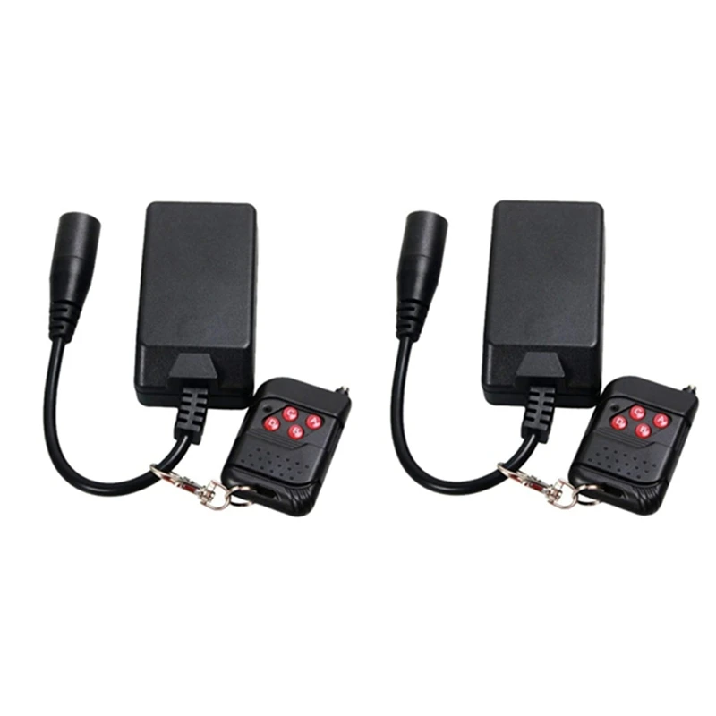 

2 Pcs AC 90-240V 3 Pins XLR Remote Control Receiver Equipment Controller Receptor 400W 500W 900W 1500W Smoke Fog Machine