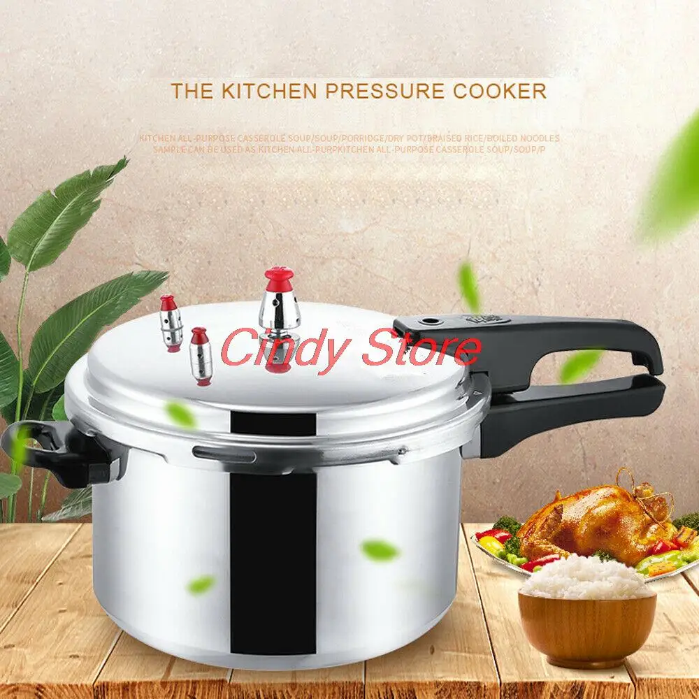 3/4/5L Aluminium Alloy Kitchen Pressure Cooker Gas Stove Cooking Energy-saving Safety Protection Outdoor Camping Cookware
3/4/5L Aluminium Alloy Kitchen Pressure Cooker Gas Stove Cooking Energy-saving Safety Protection Outdoor Camping Cookware