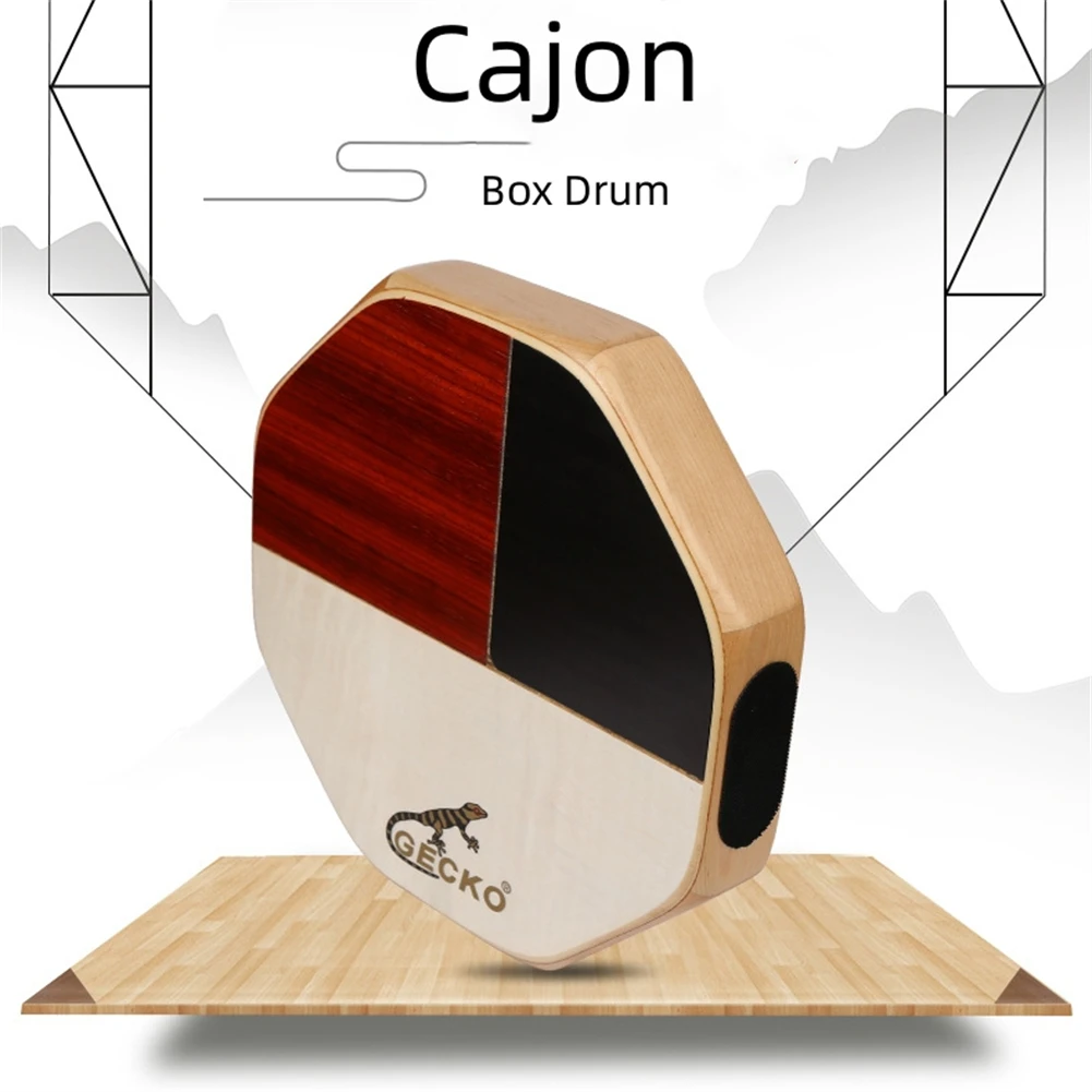 

Travel Compact Cajon Box Drum With Carrying Bag Hand Percussion Instrument Bongo & Snare Outdoor Playing Camping 280*50mm