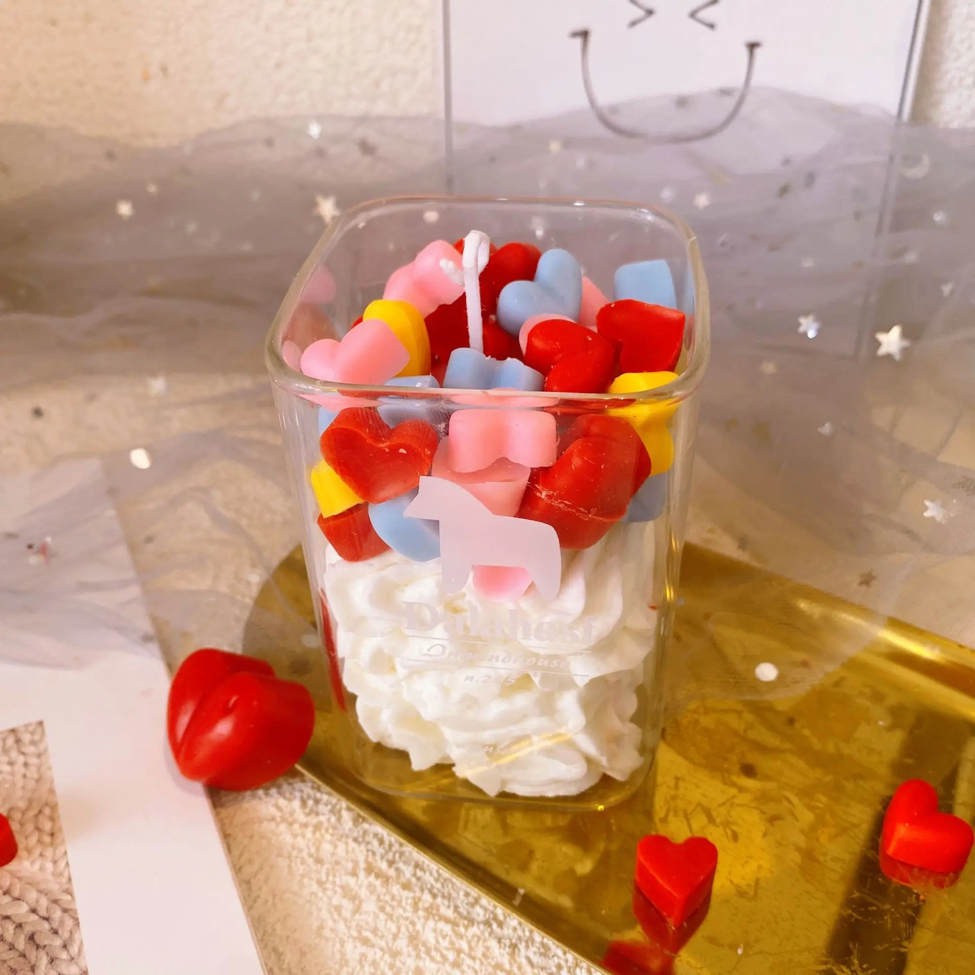 Romantic Love Candle Cute Aromatherapy Candles Soy Wax Candles Creative Cream Candy colors Scented Candle Home Decoration Gift 
Romantic Love Candle Cute Aromatherapy Candles Soy Wax Candles Creative Cream Candy colors Scented Candle Home Decoration Gift