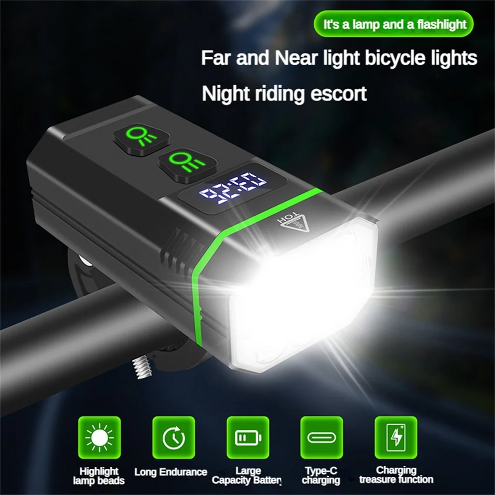2023 New 10 Lamps 2000 Lumens Super Bright Bicycle Light Bicycle Headlight Mountain Bike Riding Equipment
2023 New 10 Lamps 2000 Lumens Super Bright Bicycle Light Bicycle Headlight Mountain Bike Riding Equipment