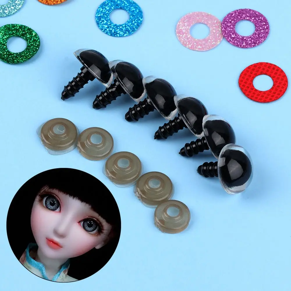 10PCS 16/18/20/24mm Doll Glitter Safety Eyes Findings Stuffed Toys Round Plastic Hard Washer Clear Plush Doll Triangle Eyes
10PCS 16/18/20/24mm Doll Glitter Safety Eyes Findings Stuffed Toys Round Plastic Hard Washer Clear Plush Doll Triangle Eyes