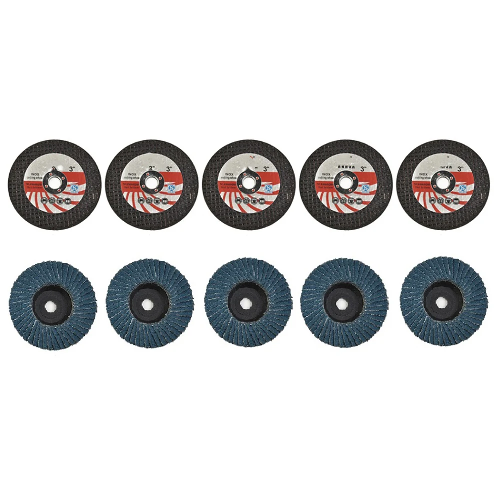 10pcs Flat Flap Disc Cutting Discs Sanding Discs Grinding Wheels Blades For Angle Grinder Metal Polishing Power Tools
10pcs Flat Flap Disc Cutting Discs Sanding Discs Grinding Wheels Blades For Angle Grinder Metal Polishing Power Tools