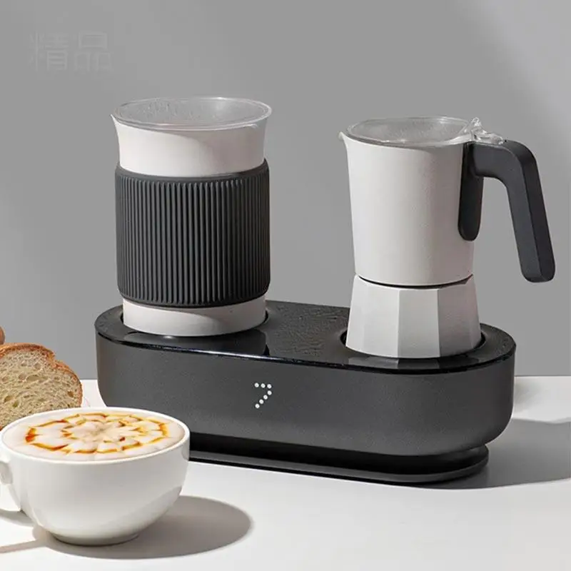 

1300W Electric Espresso Machine Home Automatic Milk Frothing Integrated Small Capsule Machine Moka Pot Latte Cappuccino 220V