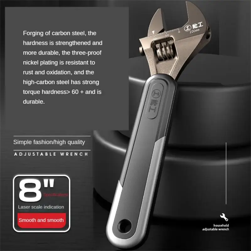 Handler Wrench Non-slip Labor-saving Adjustable Multifunctional Convenient Live Wrench Flexible Wrench High Carbon Steel Wrench
Handler Wrench Non-slip Labor-saving Adjustable Multifunctional Convenient Live Wrench Flexible Wrench High Carbon Steel Wrench