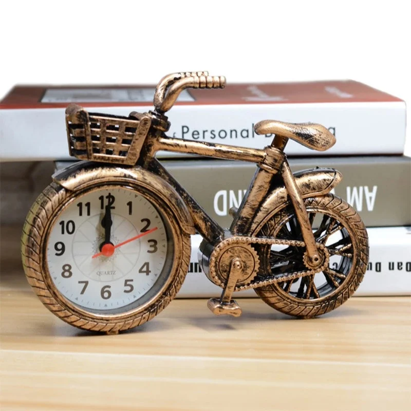 Creative Retro Bicycle Alarm Clock Office Bedside Table Living Room Home Clock Gifts Crafts
Creative Retro Bicycle Alarm Clock Office Bedside Table Living Room Home Clock Gifts Crafts