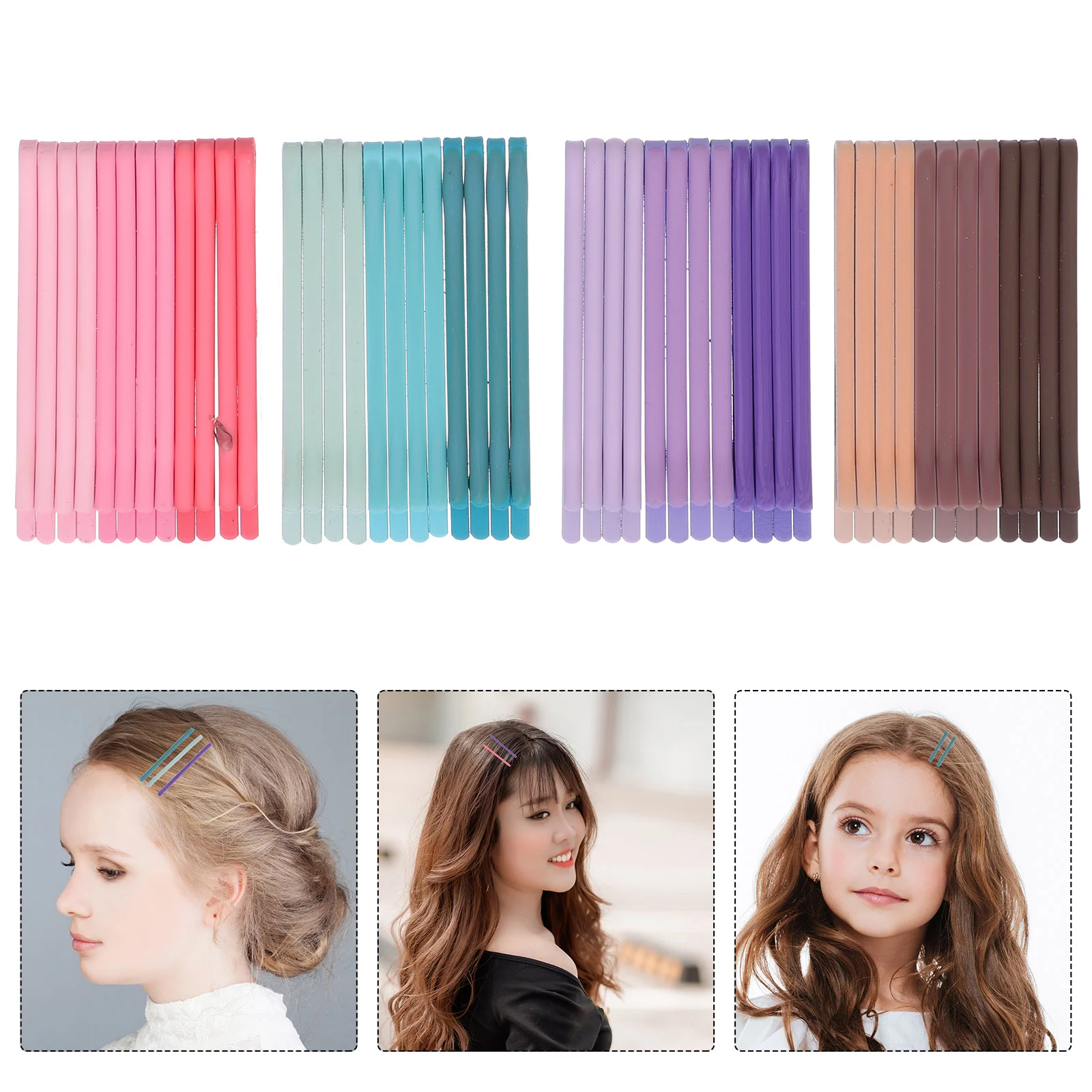 48 Pcs Hairpin Kids Clips Girls Women Accessories Candy Colors Barrettes Alloy Metal Styling Child
48 Pcs Hairpin Kids Clips Girls Women Accessories Candy Colors Barrettes Alloy Metal Styling Child