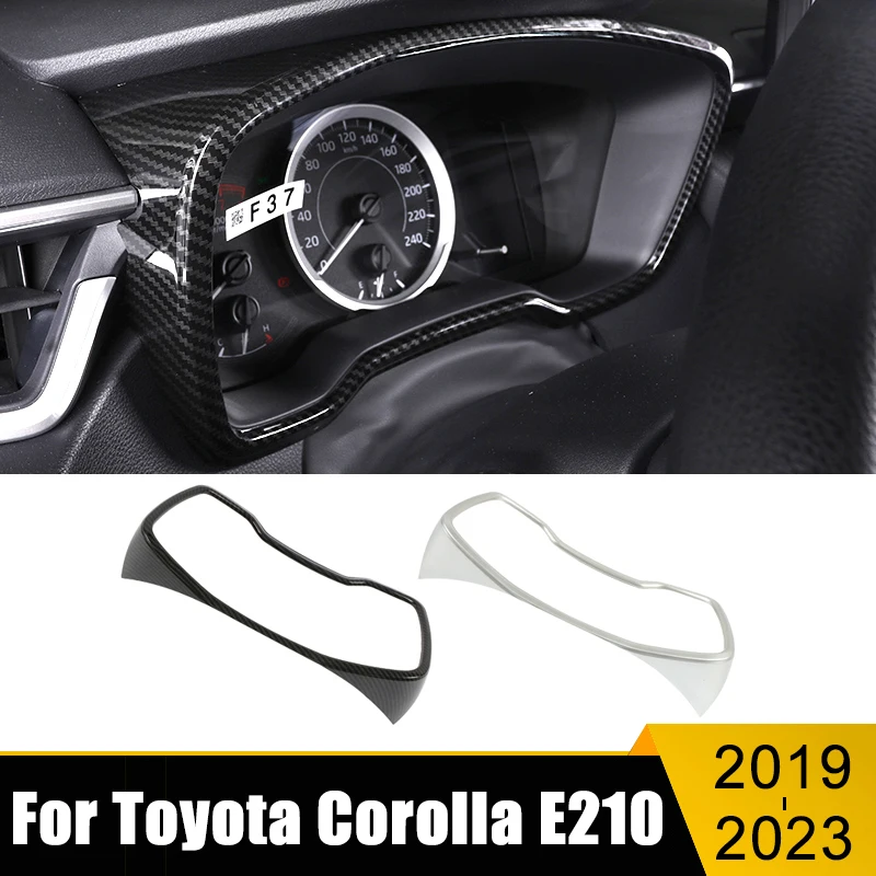 For Toyota Corolla E210 2019 2020 2021 2022 2023 Hybrid ABS Carbon Car Dashboard Frame Cover Trim Sticker Decoration Accessories 
For Toyota Corolla E210 2019 2020 2021 2022 2023 Hybrid ABS Carbon Car Dashboard Frame Cover Trim Sticker Decoration Accessories