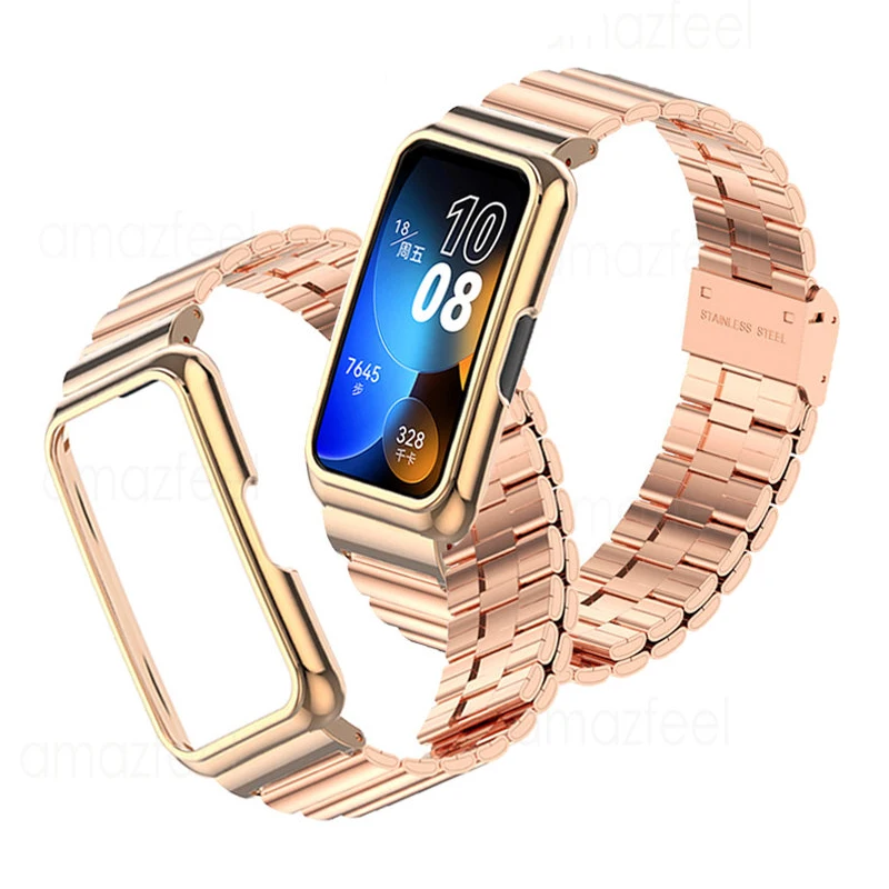 For Huawei Band 8 Metal Strap Case Protector Stainless Steel Watchband For Huawei band 7 6/Honor Band 7 6 Bracelet Frames Correa
For Huawei Band 8 Metal Strap Case Protector Stainless Steel Watchband For Huawei band 7 6/Honor Band 7 6 Bracelet Frames Correa
