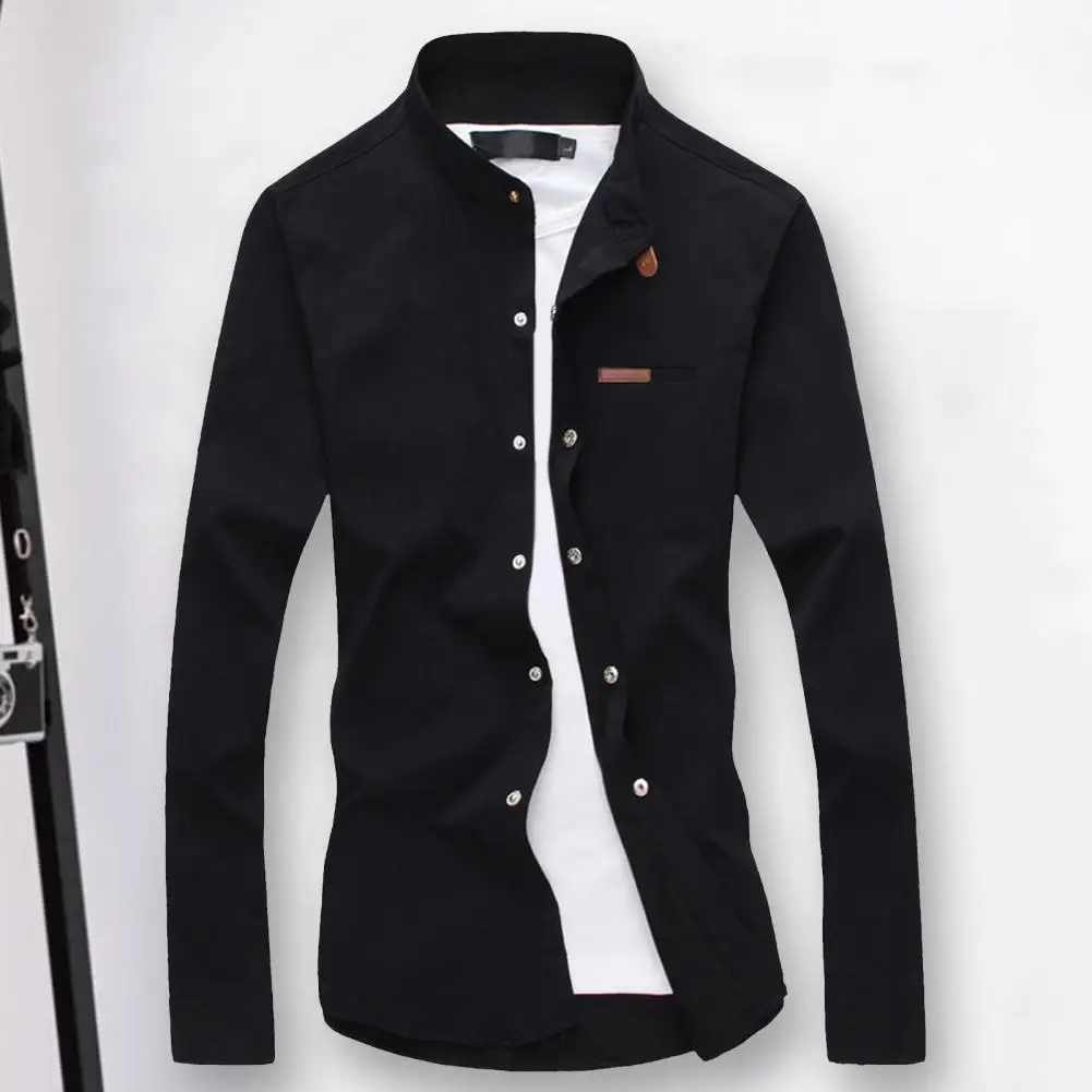 Spring Shirt Single-breasted Business Match Pants Cardigan Men Spring Top Men Fall Shirt for Dating
Spring Shirt Single-breasted Business Match Pants Cardigan Men Spring Top Men Fall Shirt for Dating