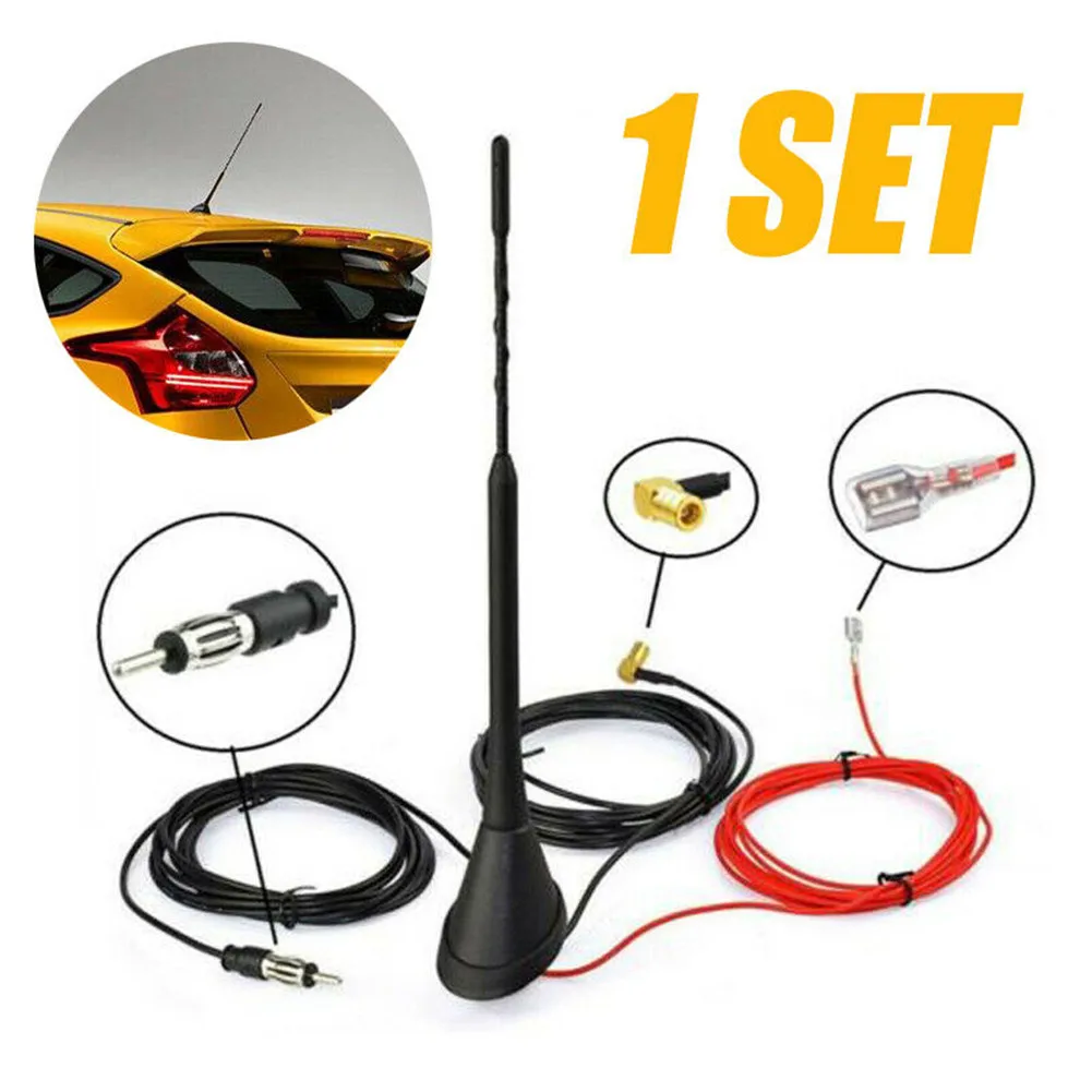 12V Car Radio DAB & AM/FM Antennas Aerial Roof Mount Antenna Signal Amplifier SMB Vehicle Exterior Electronics Accessories
12V Car Radio DAB & AM/FM Antennas Aerial Roof Mount Antenna Signal Amplifier SMB Vehicle Exterior Electronics Accessories