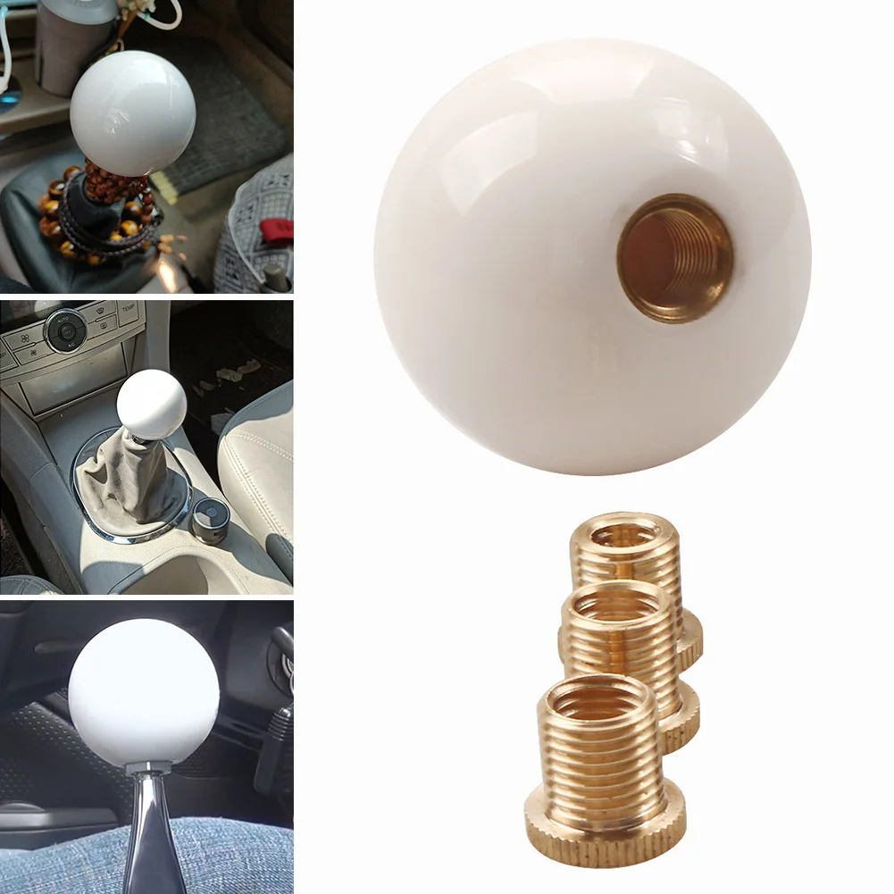 Car M12*1.25 Interior White Ball Universal Manual Gear Shift Knob Handle Shifter Lever Head Auto Replacement Parts Durable
Car M12*1.25 Interior White Ball Universal Manual Gear Shift Knob Handle Shifter Lever Head Auto Replacement Parts Durable