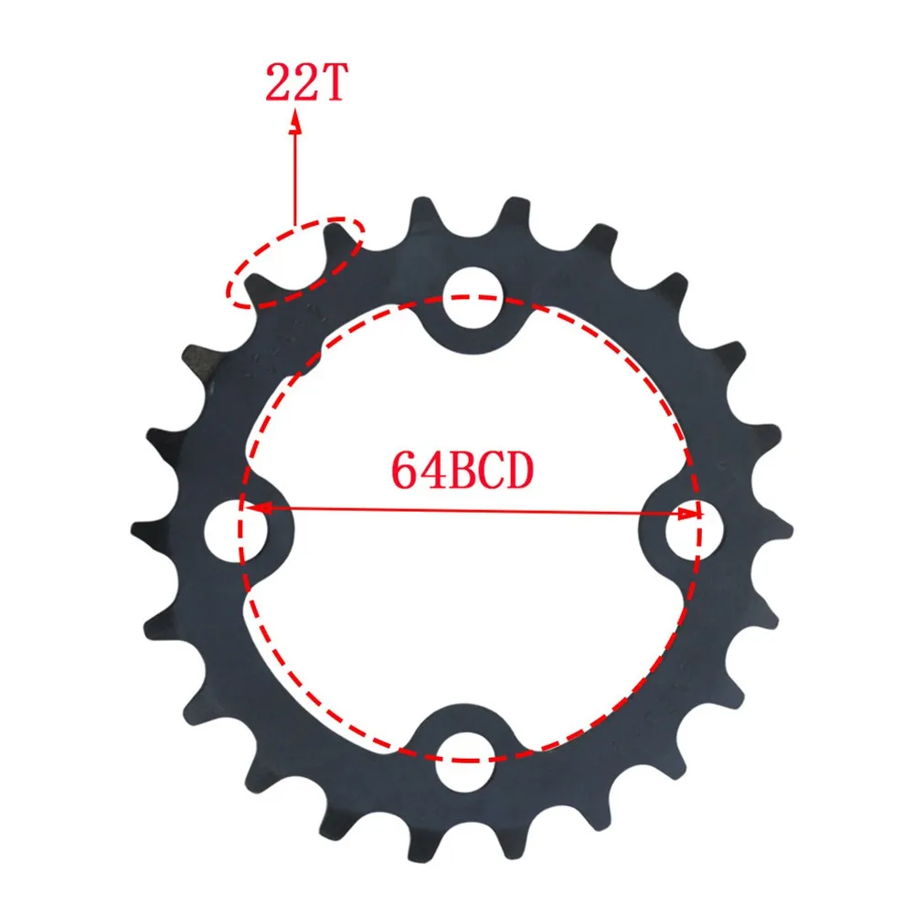 Enhance Your Riding Experience with the Super Durable and Light Weight 22T Chain Ring Black Colour MTB Compatible
Enhance Your Riding Experience with the Super Durable and Light Weight 22T Chain Ring Black Colour MTB Compatible