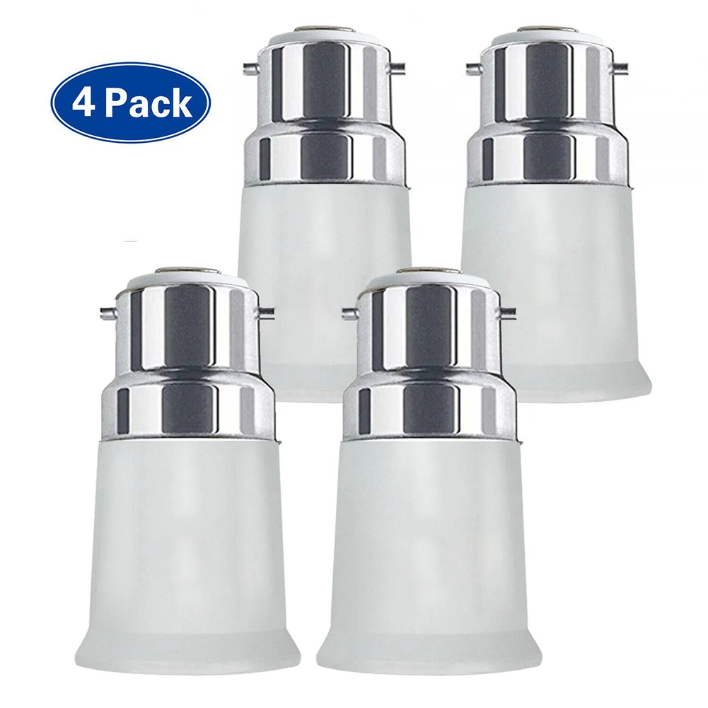 4pcs B22 To E27 Adapter Edison Screw Light Bulb Adaptor Converter LED Lamp Holder Conversion Bulb Base Lighting Accessories
4pcs B22 To E27 Adapter Edison Screw Light Bulb Adaptor Converter LED Lamp Holder Conversion Bulb Base Lighting Accessories