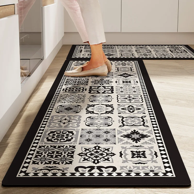 Kitchen Floor Mat Diatom Mud Pad Super Absorbent Bath Pad Anti-Slip Carpet Kitchen Mats Wipeable Wash Long Strip Carpet 
Kitchen Floor Mat Diatom Mud Pad Super Absorbent Bath Pad Anti-Slip Carpet Kitchen Mats Wipeable Wash Long Strip Carpet
