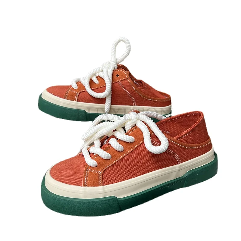 Canvas Sneakers Women Mixed-Color Fashion Non-slip Comfortable Shoes For Women Summer New Vulcanized Shoes Flat Heel
Canvas Sneakers Women Mixed-Color Fashion Non-slip Comfortable Shoes For Women Summer New Vulcanized Shoes Flat Heel