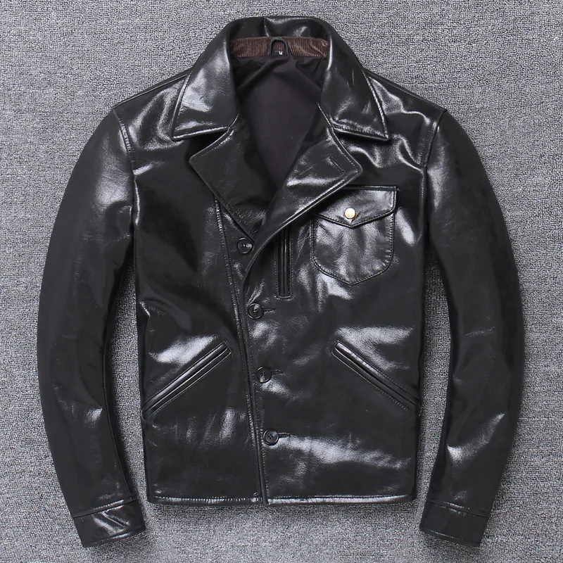 Male Cow Leather Black Jacket Brand Designer Vintage AMEKAJI Thick Genuine Leather Coat Designer Moto Biker Style Classic Jacket
Male Cow Leather Black Jacket Brand Designer Vintage AMEKAJI Thick Genuine Leather Coat Designer Moto Biker Style Classic Jacket