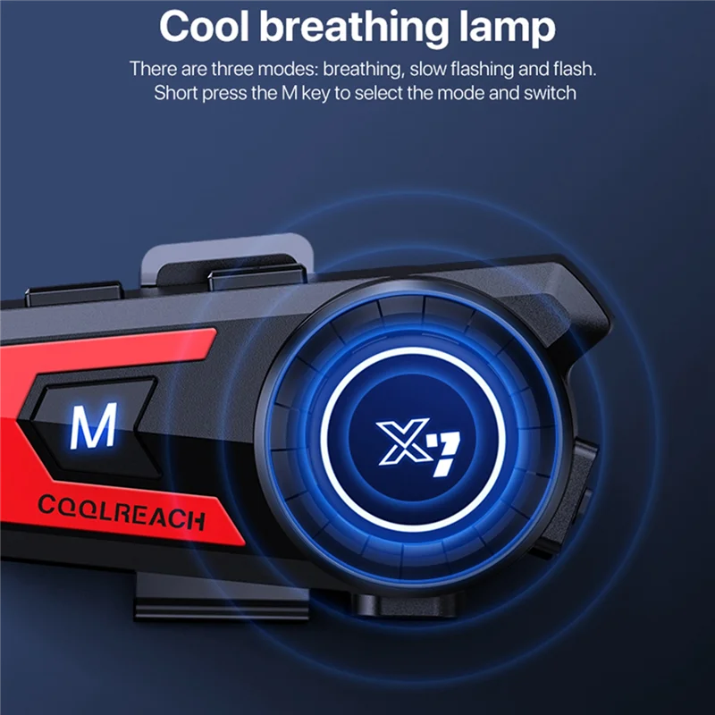 Helmet Bluetooth Headset Motorcycle BT5.0 Multi-Functional Stereo Headphones Anti-Jamming Waterproof Blue
Helmet Bluetooth Headset Motorcycle BT5.0 Multi-Functional Stereo Headphones Anti-Jamming Waterproof Blue