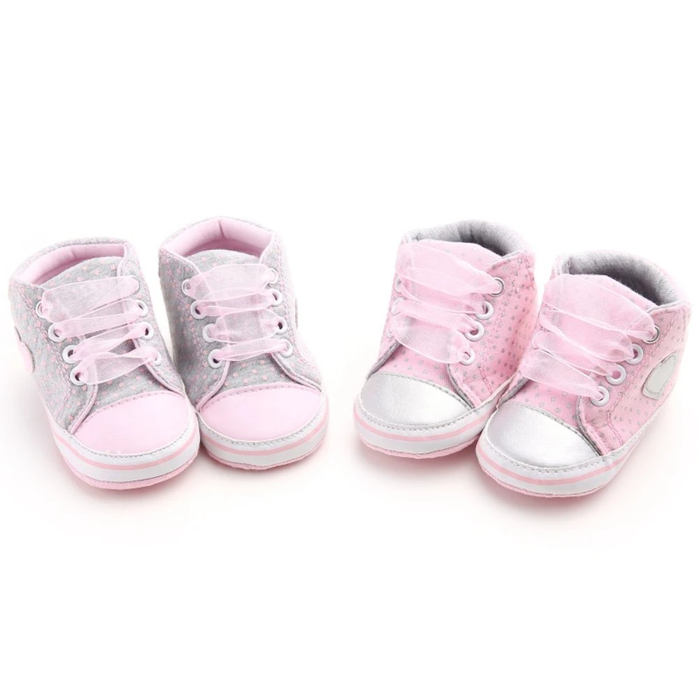 Infant Cute Sneakers Baby Non-Slip Ankle Casual Shoes Heart Pattern Tulle Lace-up Prewalker Crib Shoes 0-18M Kids For Baby
Infant Cute Sneakers Baby Non-Slip Ankle Casual Shoes Heart Pattern Tulle Lace-up Prewalker Crib Shoes 0-18M Kids For Baby