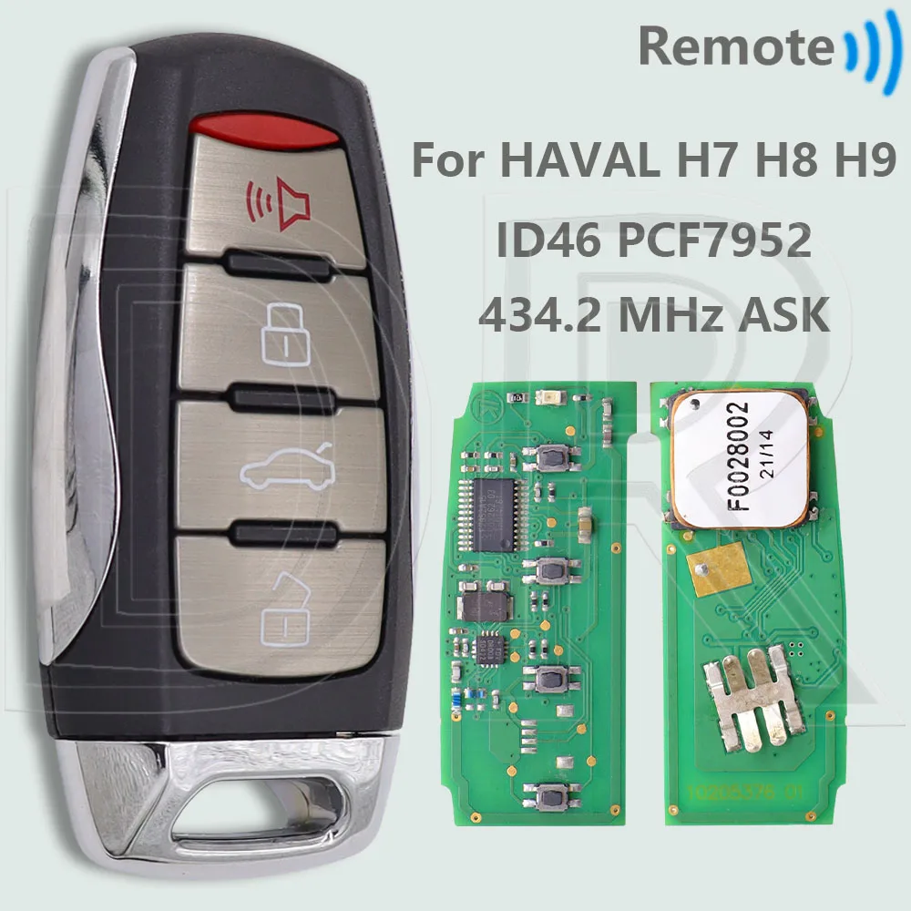 Оригинальный чип DR ID46/ID47/4A 433/434 МГц, корпус без логотипа, бесключевой дистанционный ключ для автомобилей Great Wall Haval H2S H6 H7 H8 H9 JOLION
Оригинальный чип DR ID46/ID47/4A 433/434 МГц, корпус без логотипа, бесключевой дистанционный ключ для автомобилей Great Wall Haval H2S H6 H7 H8 H9 JOLION